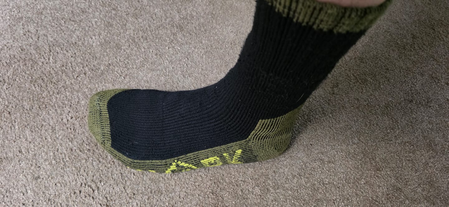 Customer photo review of W.O.R.K Socks Black