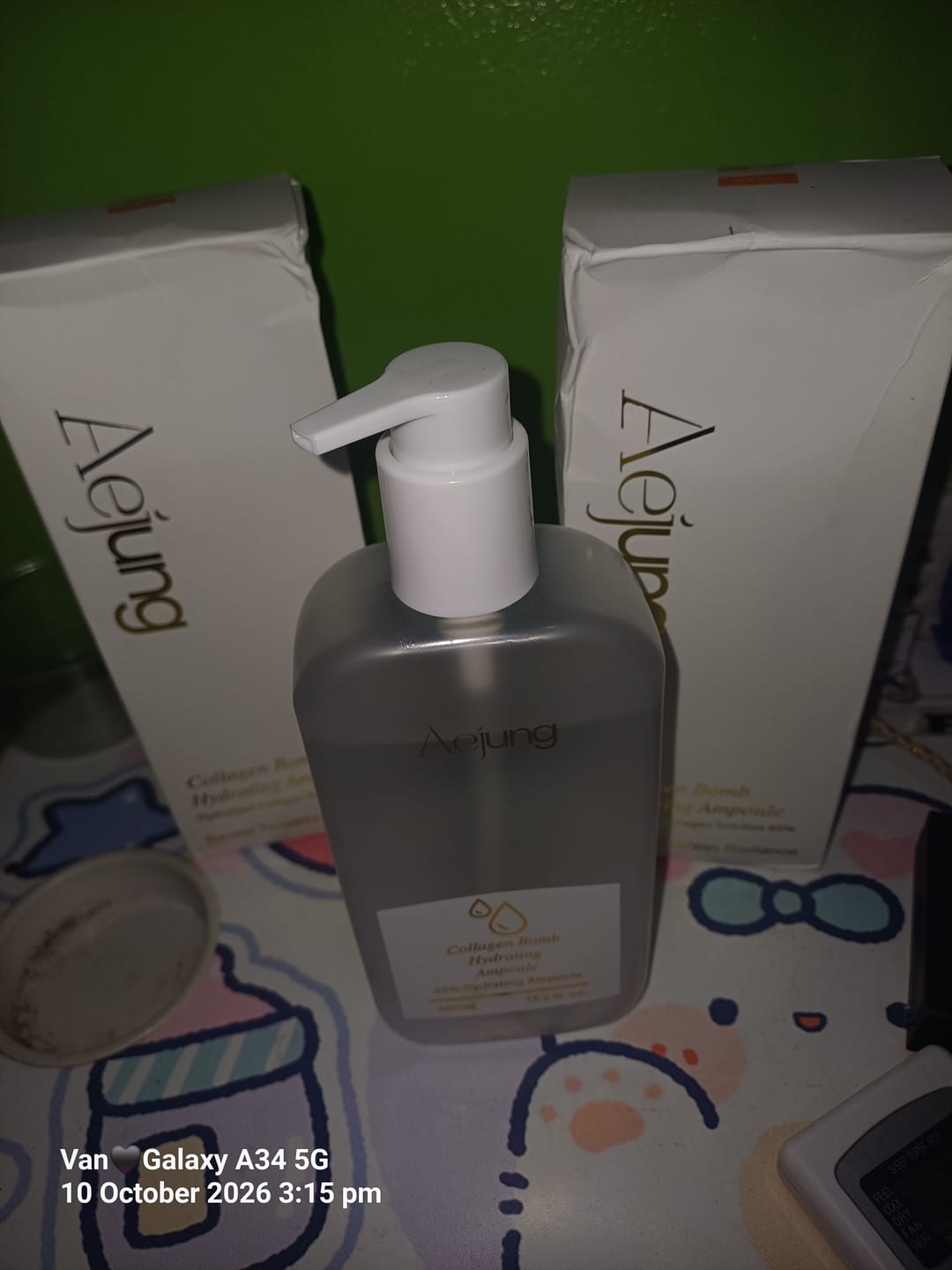 Customer photo review of Aejung™ Collagen Bomb Hydrating Ampoule
