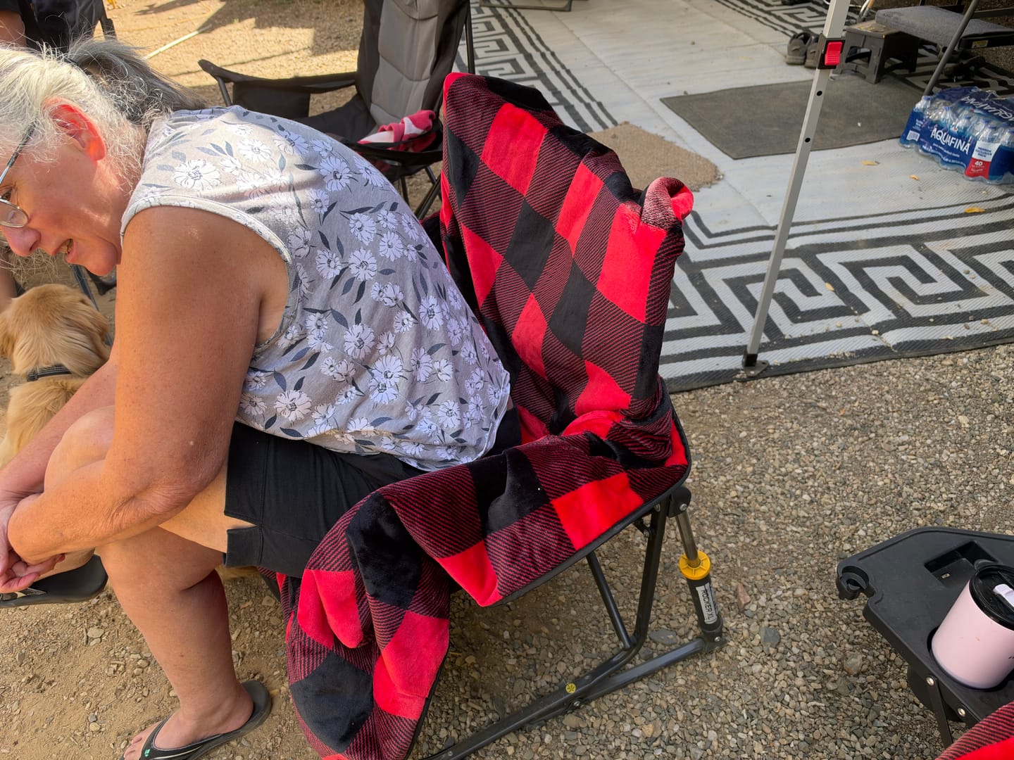Customer photo review of The Chair Blanket Deluxe