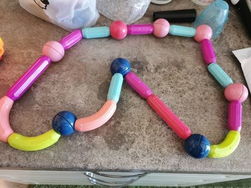 Customer photo review of Montessori Magnetics™ - Magnetic Blocks