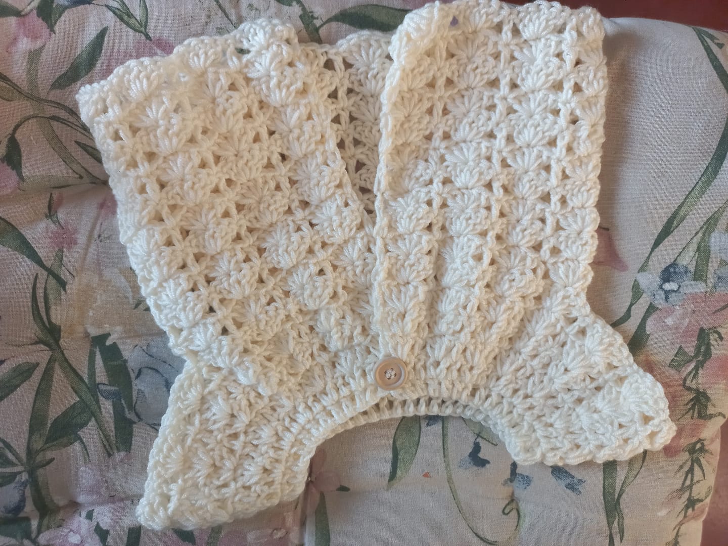 Customer photo review of Wool 'Feels Like Cashmere' Cream FLC03