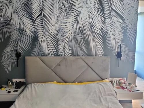 Customer photo review of Slim Wall Light, 55 cm Acrylic Shade, Integrated LED, Wall Sconce