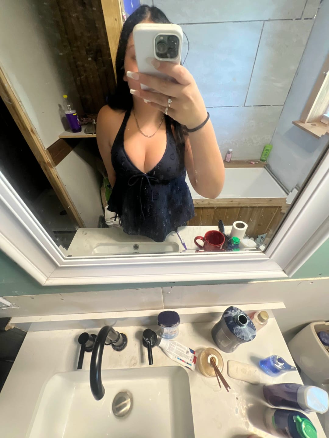 Customer photo review of Emoswim - Womens Fashion Tankini Swimsuit Stylish Two-Piece Swimwear Comfortable Beachwear
