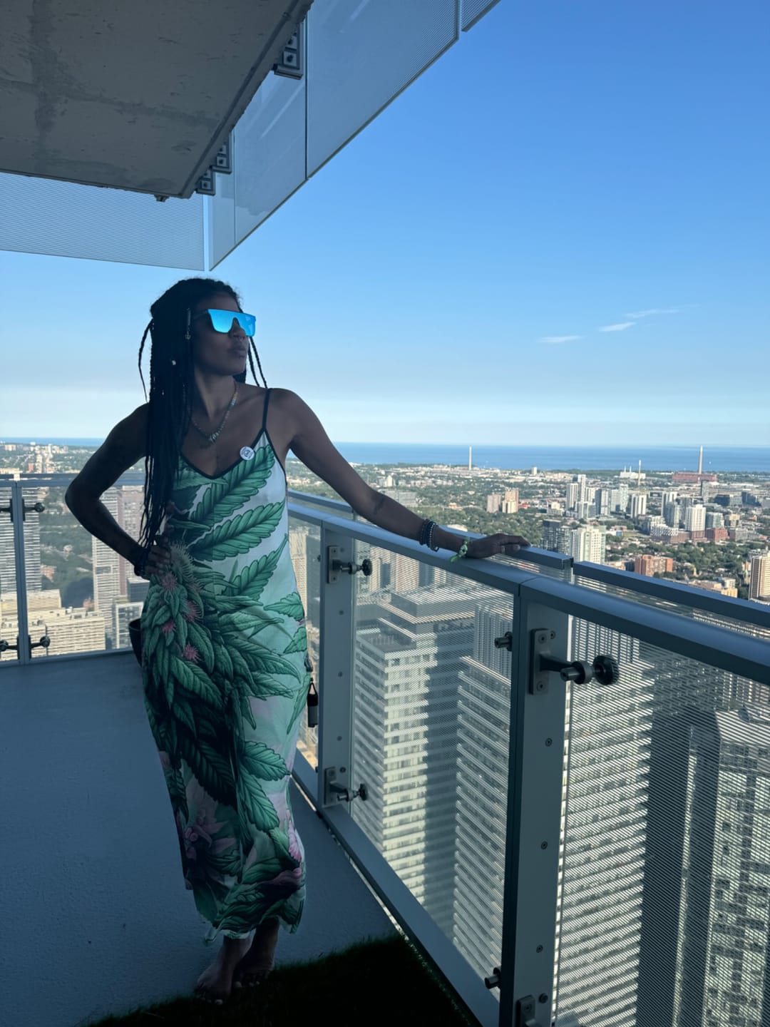 Customer photo review of Pink Haze Long Jumpsuit