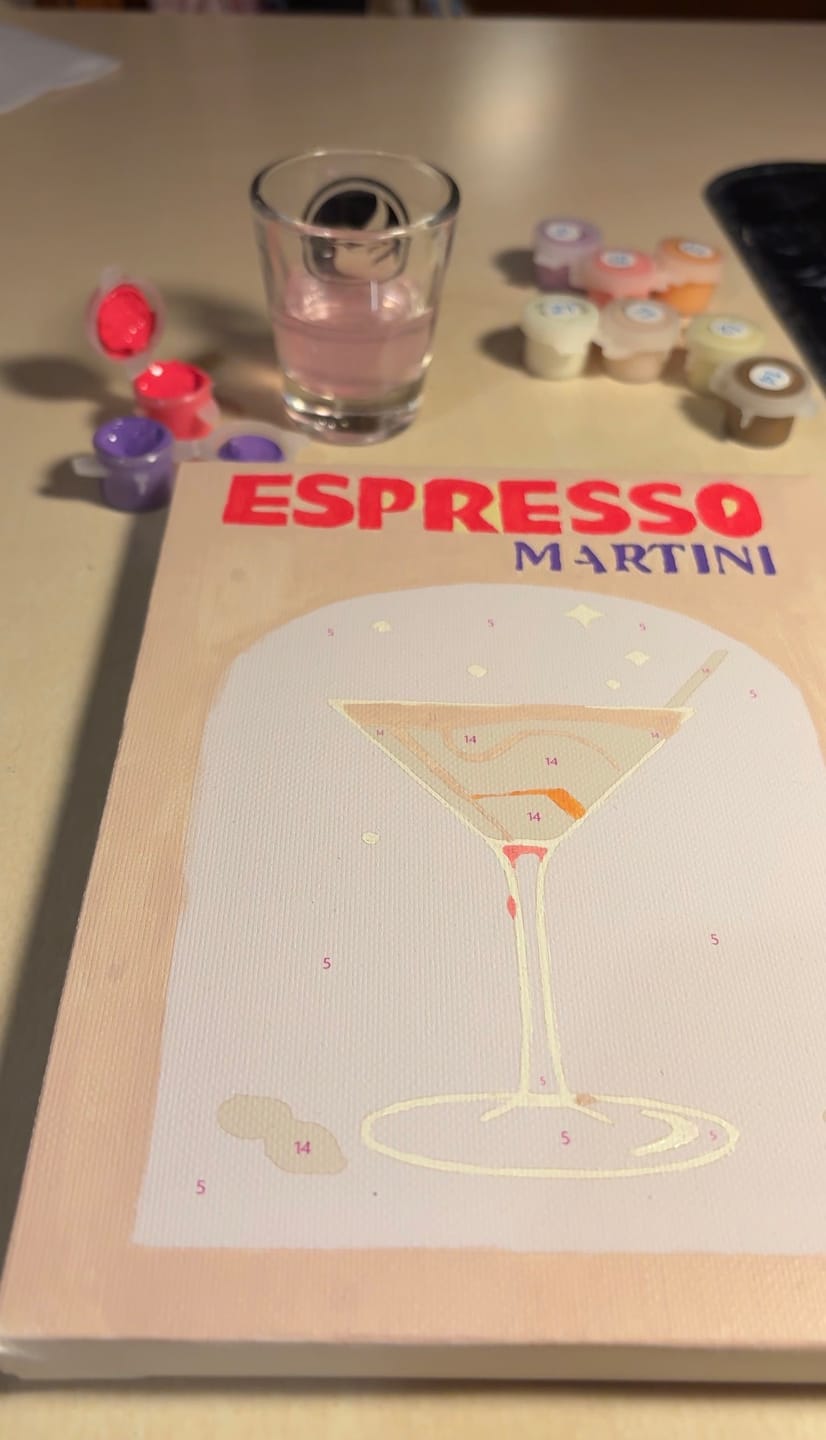 Customer photo review of 12 Mini Paintings | Colorful Cocktail Bundle