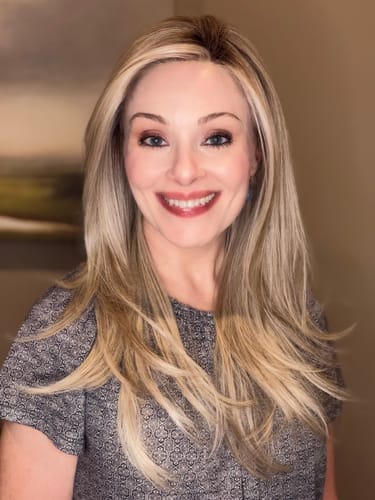 Customer photo review of SHEER ELEGANCE - Sandy Blonde