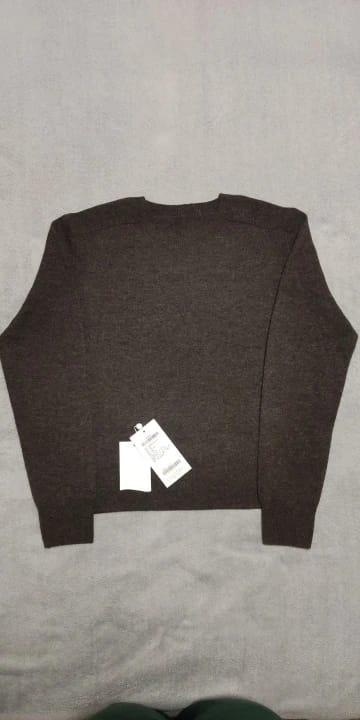 Customer photo review of Pure Wool Crew-Neck Sweater