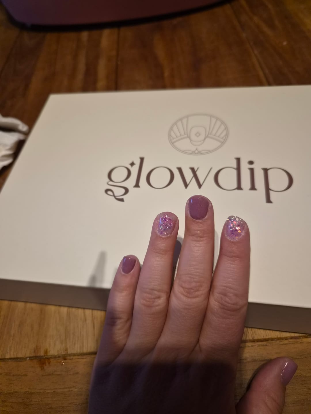 Customer photo review of Glowdip Alles-in-één Manicure Set