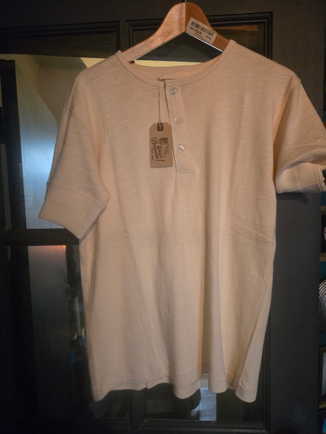 Customer photo review of 1890s Slub Cotton Henley T-Shirt