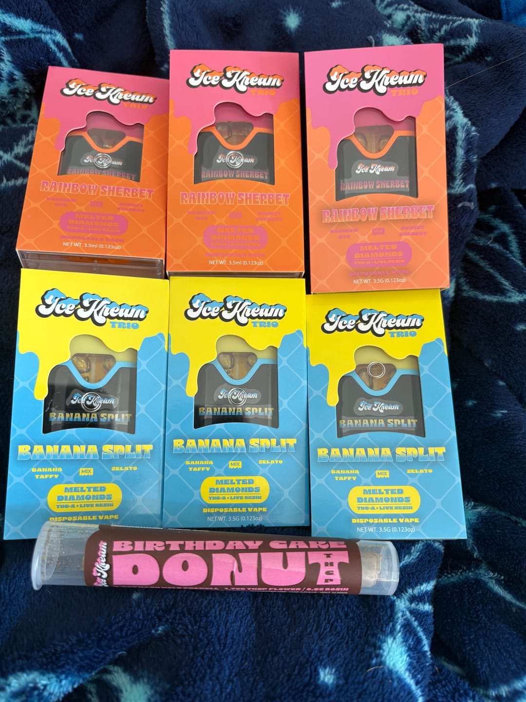 Customer photo review of Ice Kream Rainbow Sherbet 3.5ML Trio Device