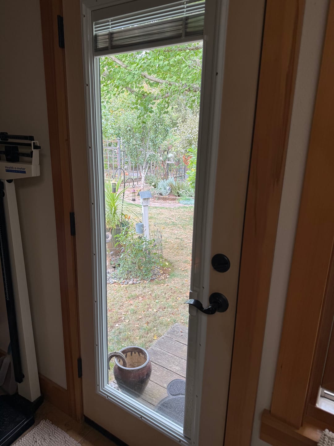 Customer photo review of Raise & Lower Blinds Glass and Frame Kit (Full Lite)