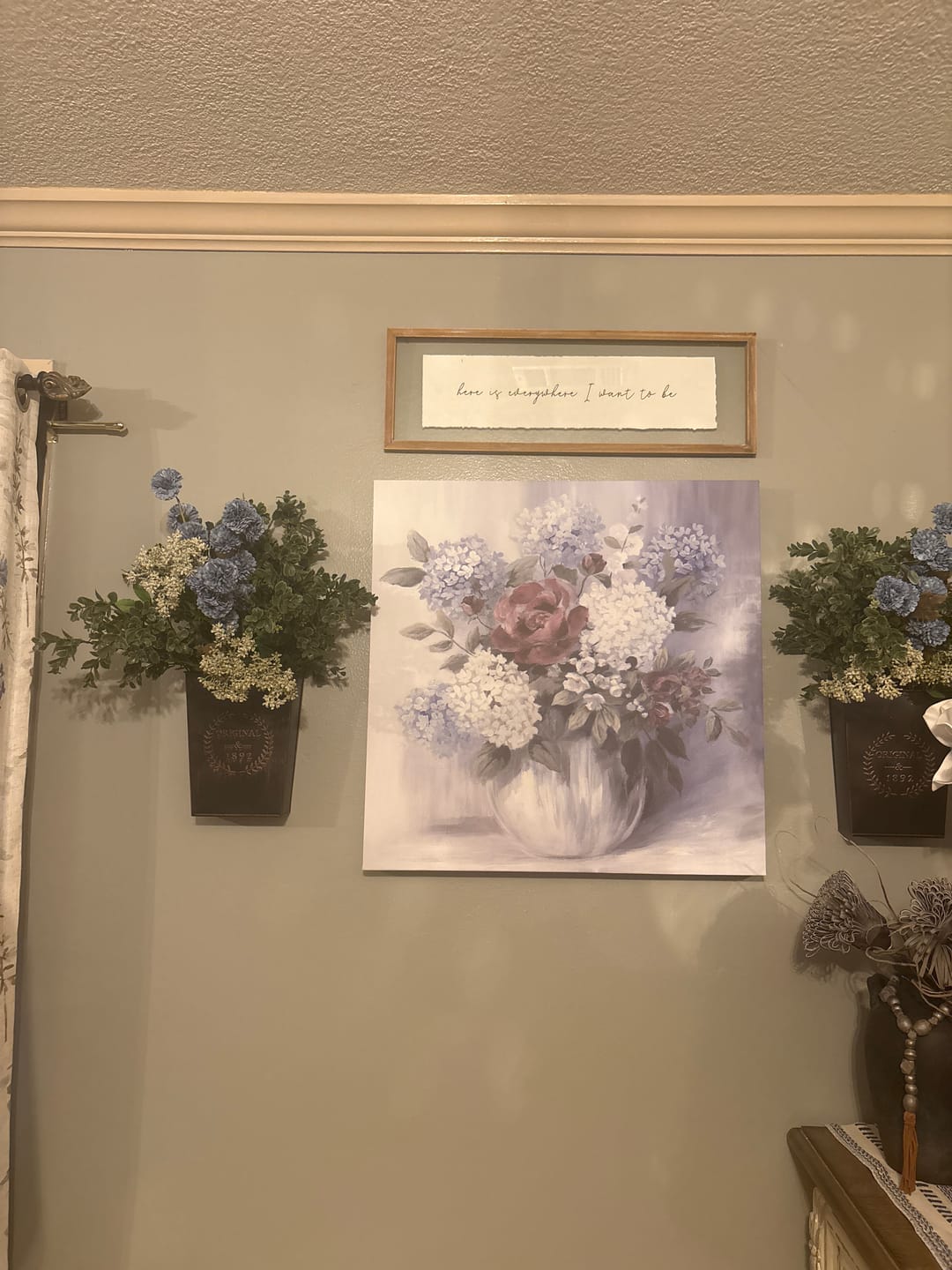 Customer photo review of Hydrangea Arrangement Soft