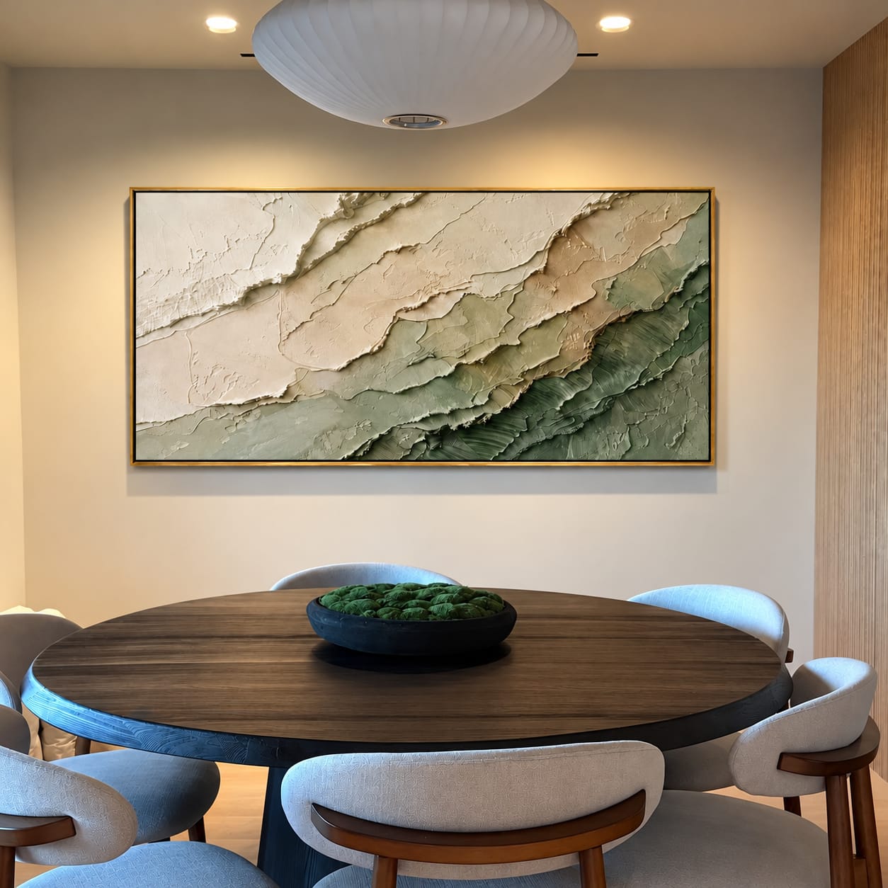 Customer photo review of Verdant Layers Wall Art
