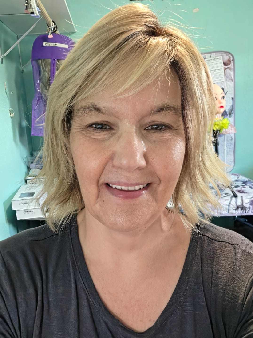 Customer photo review of FULL THROTTLE - Sunlit Beige Blonde