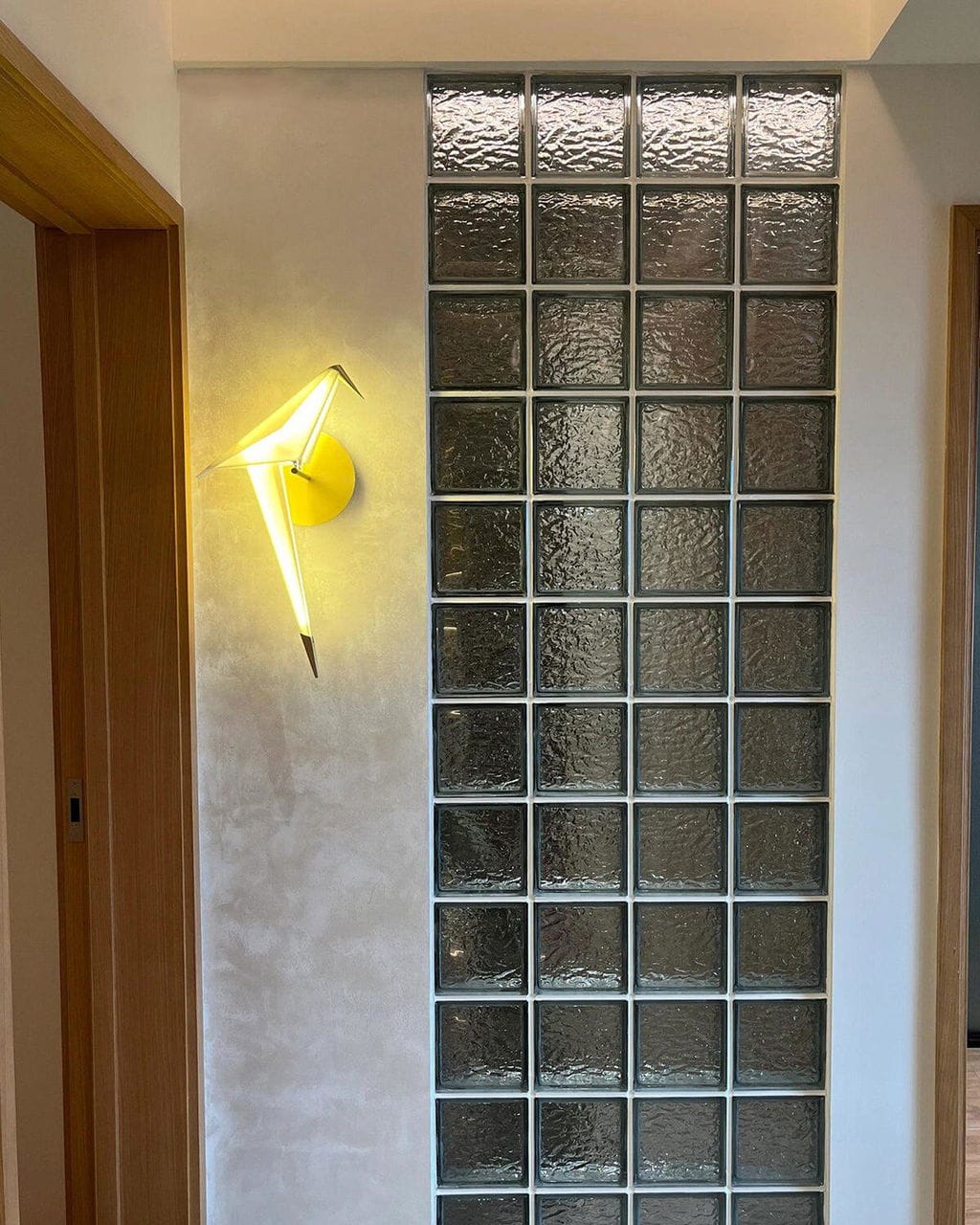 Customer photo review of Wall Light, Gold Bird Shaped Body, Wall Sconce, Integrated LED