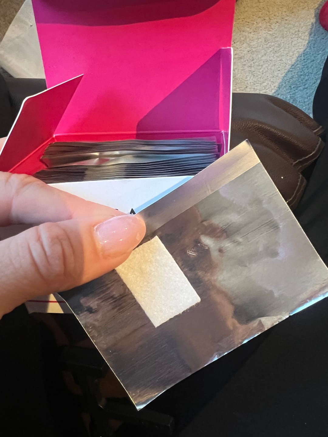 Customer photo review of Semilac Remover Wraps 50 pieces
