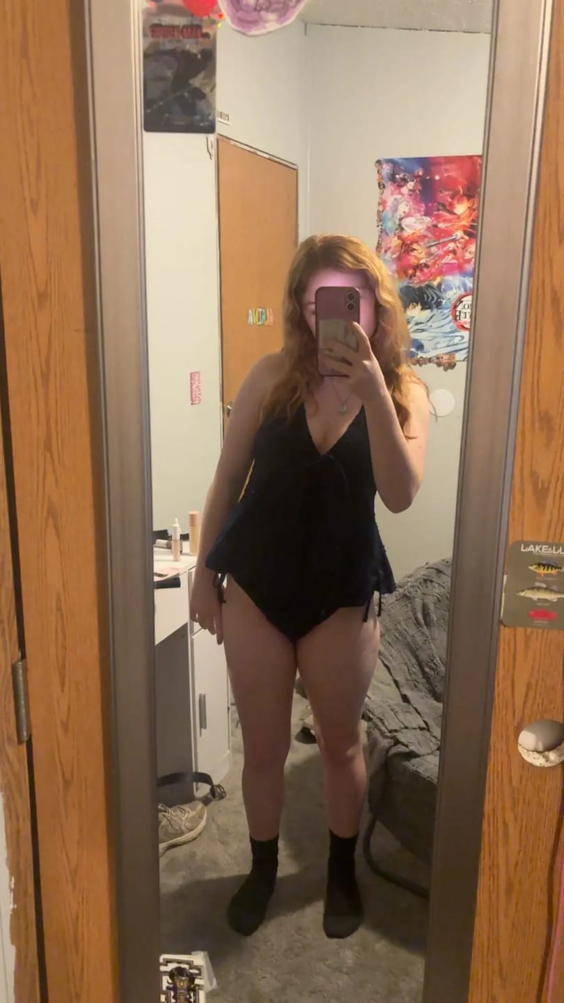 Customer photo review of Emoswim - Womens Fashion Tankini Swimsuit Stylish Two-Piece Swimwear Comfortable Beachwear