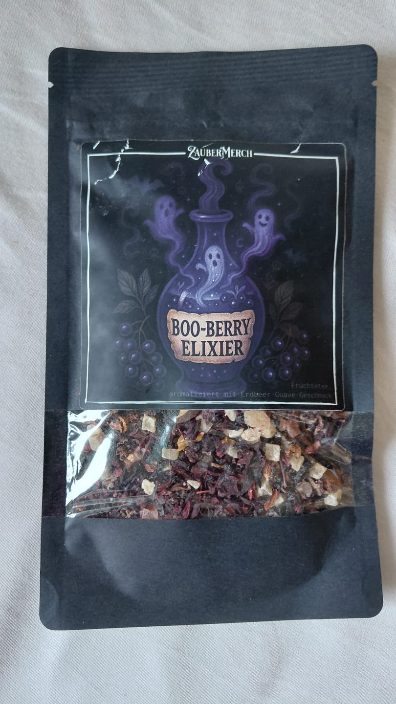 Customer photo review of Boo-Berry Elixier – Früchtetee mit intensivem Beeren Geschmack | Halloween Tee