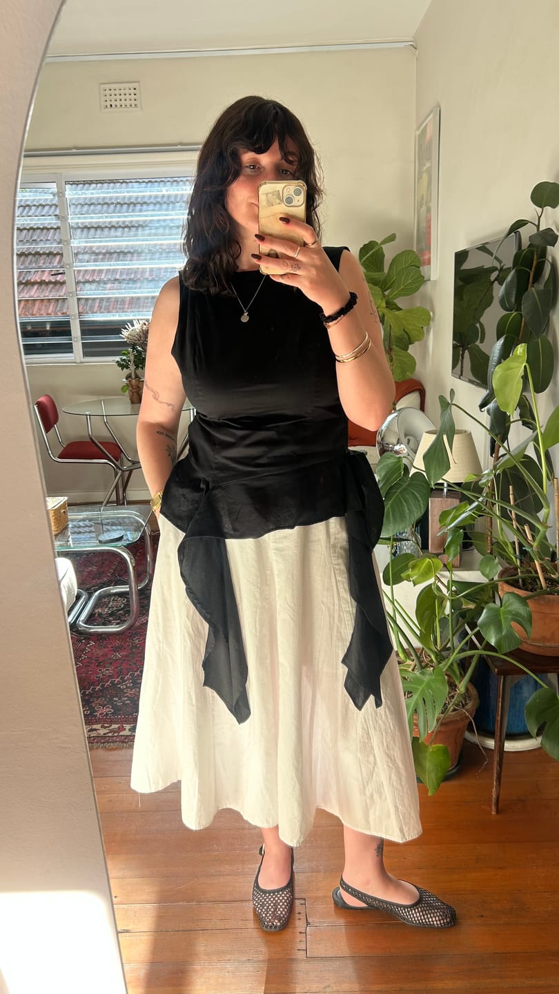 Customer photo review of Maya Top - Black