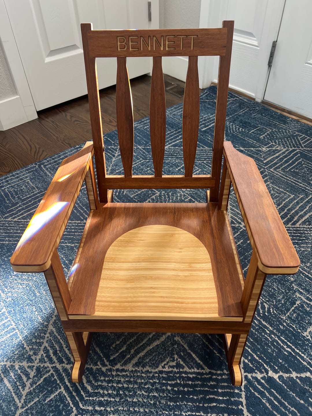 Customer photo review of Kids Rocking Chair Digital File