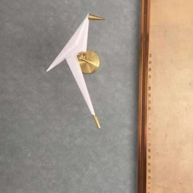 Customer photo review of Wall Light, Gold Bird Shaped Body, Wall Sconce, Integrated LED