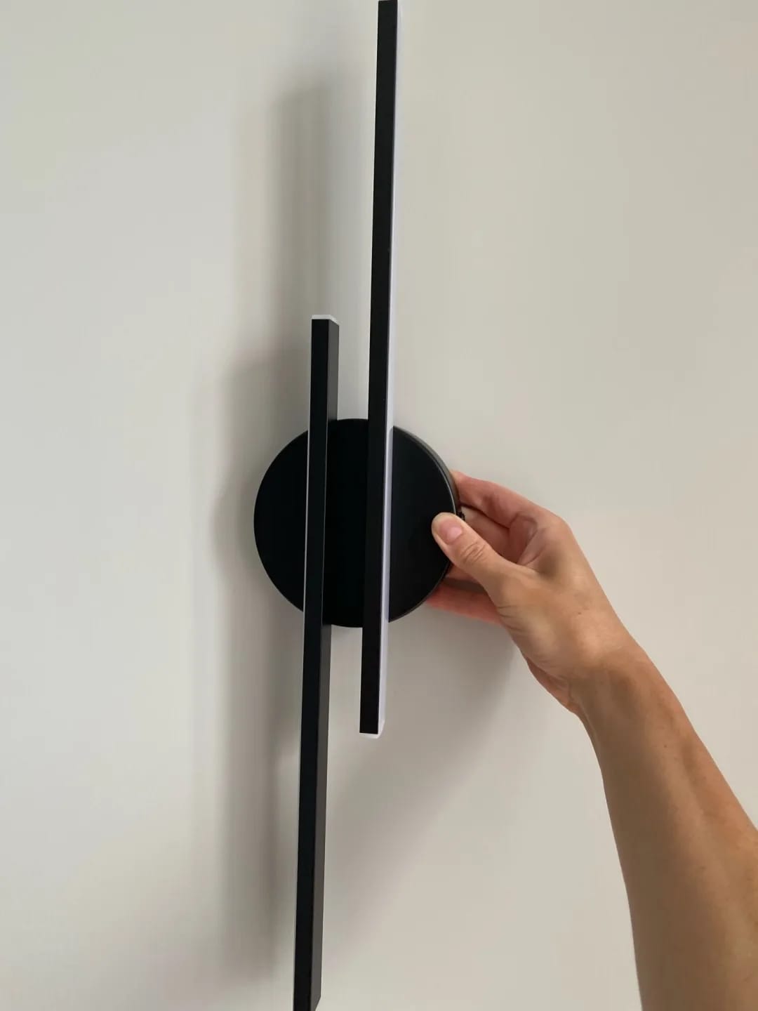 Customer photo review of Slim Wall Light, 55 cm Acrylic Shade, Integrated LED, Wall Sconce