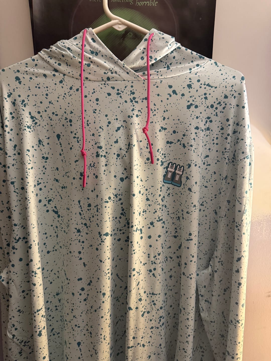 Customer photo review of Back to the Future "Power Laces, Alright!" – Performance Hoodie