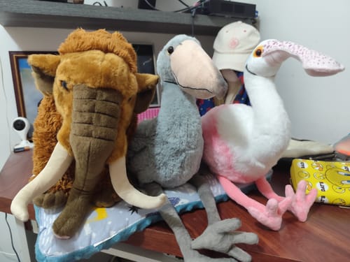 Customer photo review of Shoebill Stork Bird Soft Stuffed Plush Toy