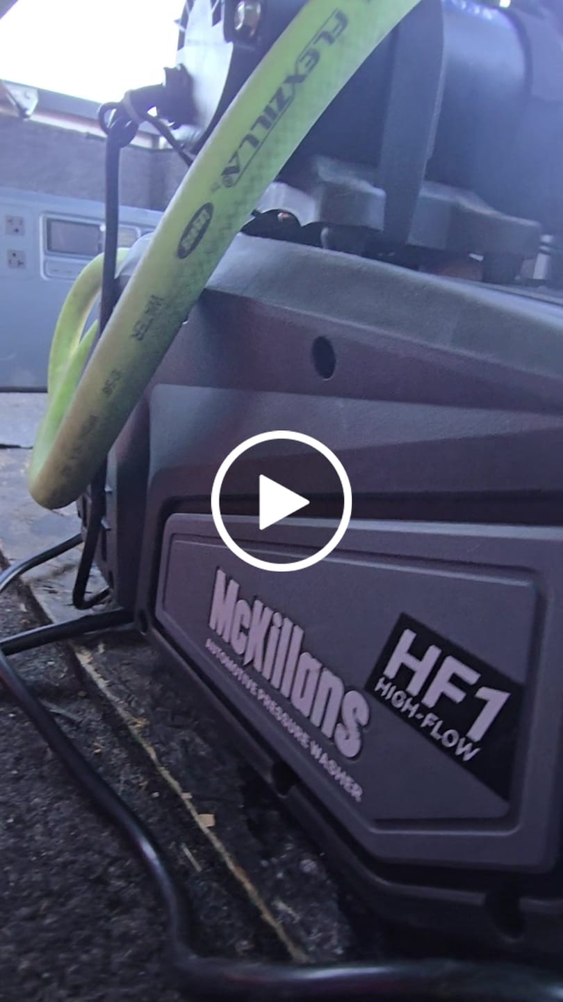 Customer video review of McKillans HF1 — High-Flow Pressure Washer for Cars