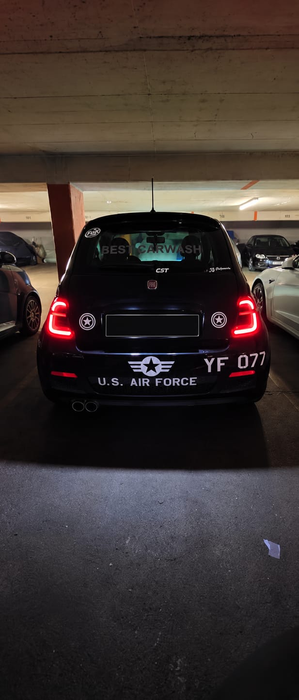 Customer photo review of Fari Posteriori Full LED Fiat 500 & Abarth Pre-restyling | Serie 2