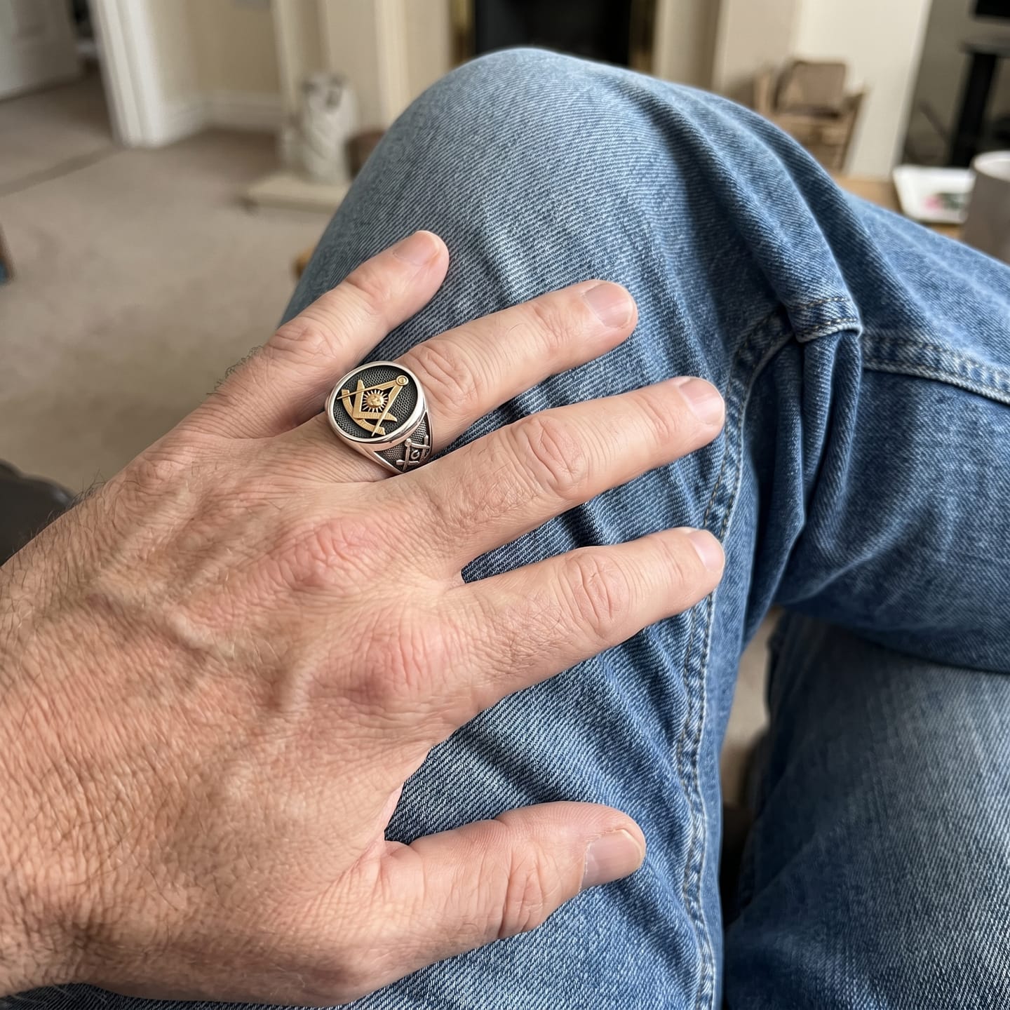 Customer photo review of Past Master Masonic Ring