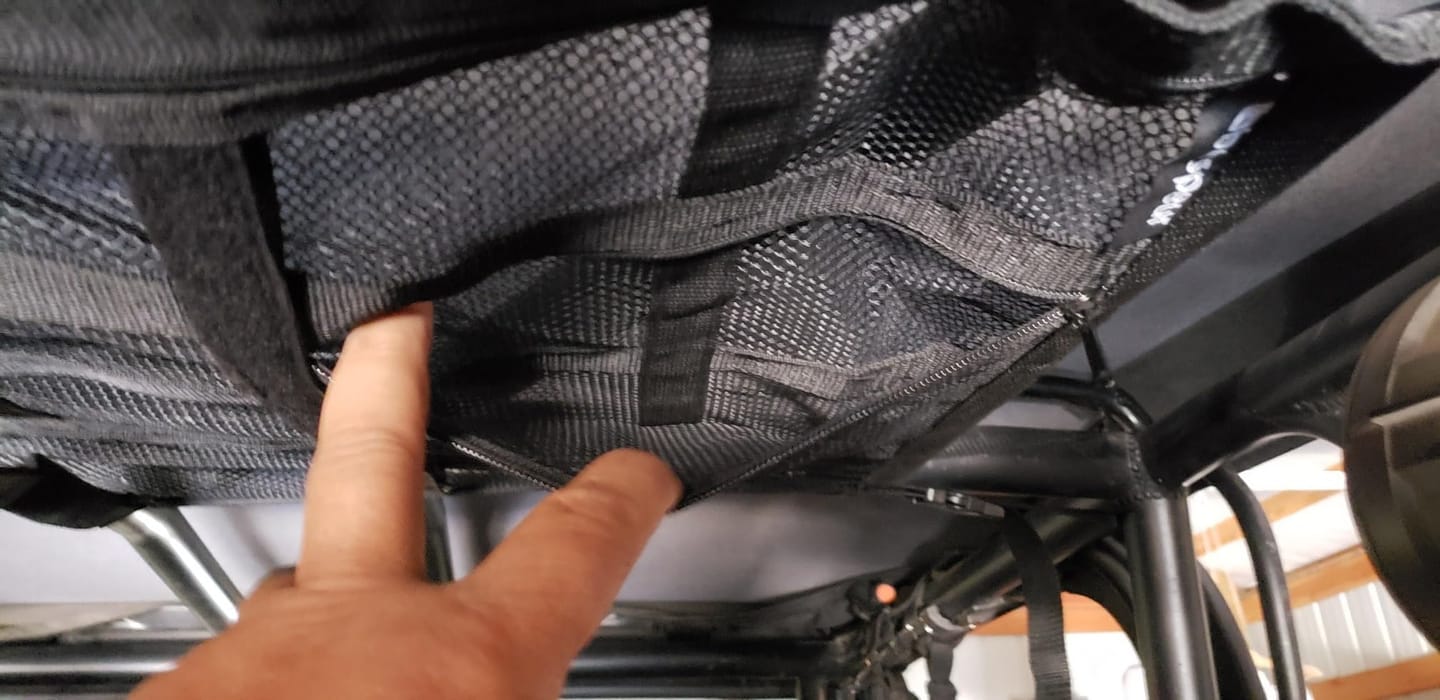 Customer photo review of Sky-Stow™ Car Ceiling Storage Net