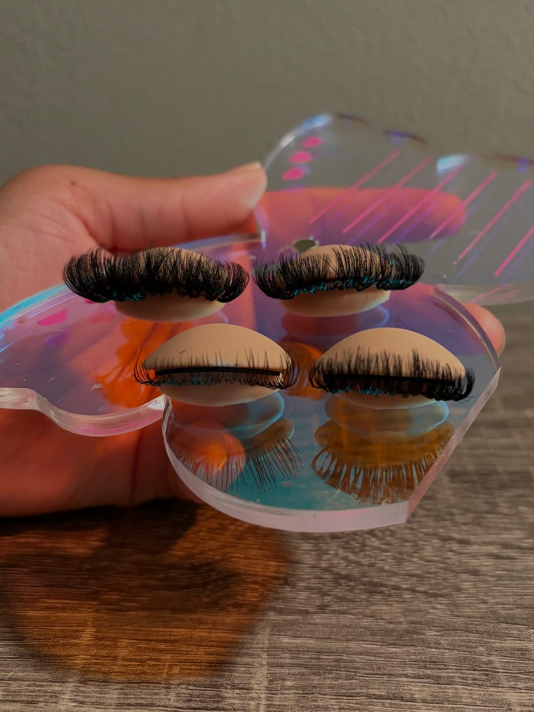 Customer photo review of VEYESINC Cashmere Lashes - 0.07MM