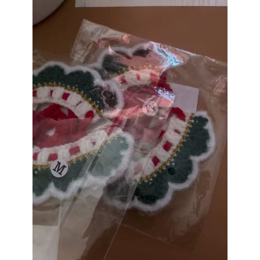 Customer photo review of COLLAR NAVIDEÑO MIAU NAVIDAD