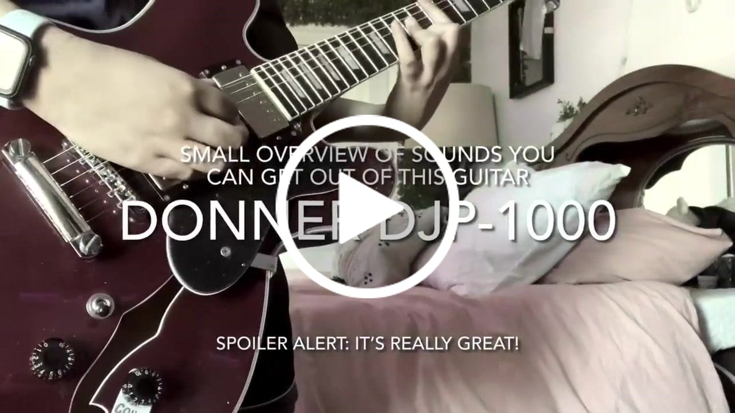Customer video review of Donner DJP-1000 Guitare Jazz Demi-Caisse