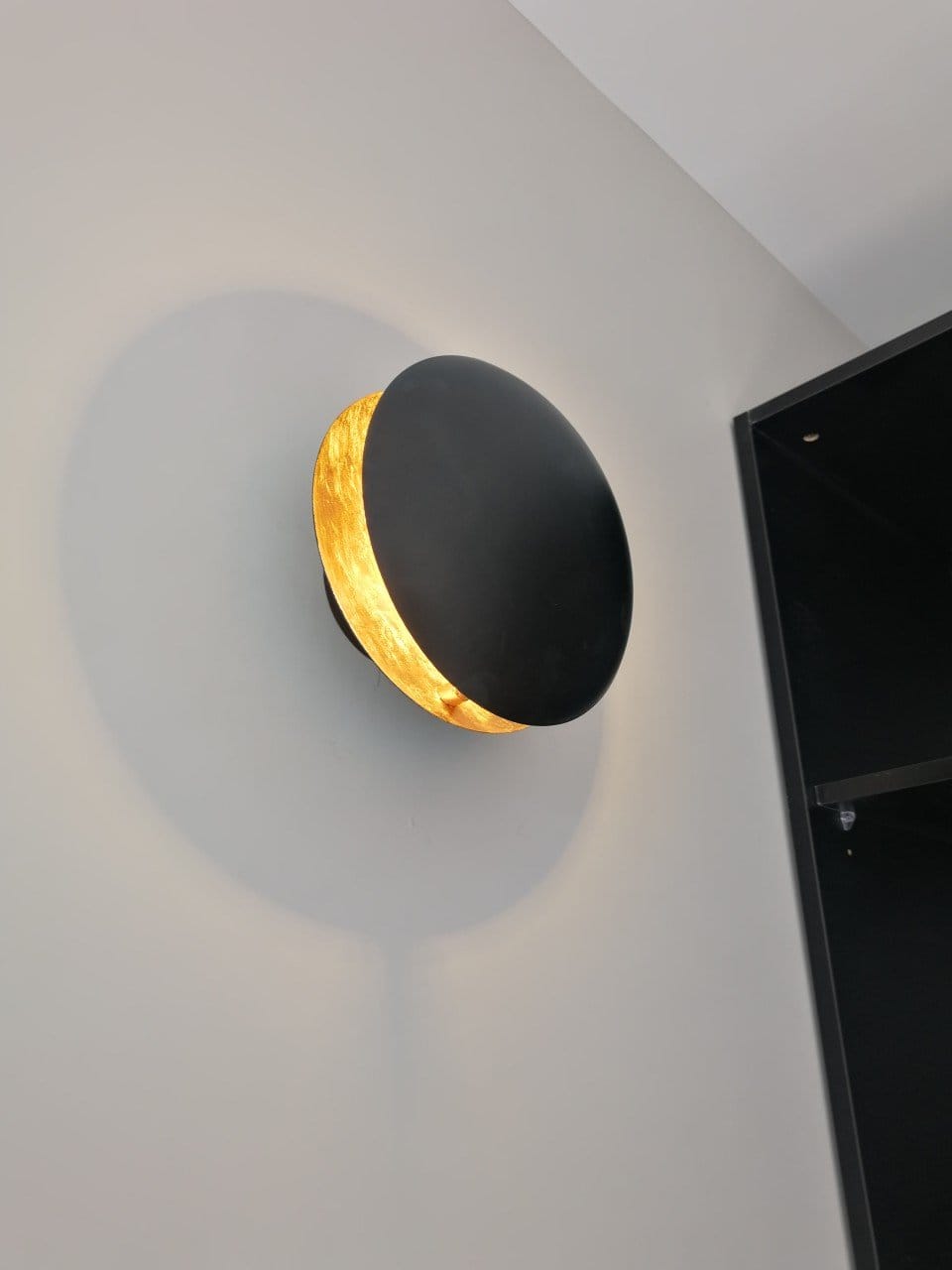 Customer photo review of Sliding Disc Wall Light, Integrated LED, Wall Sconce