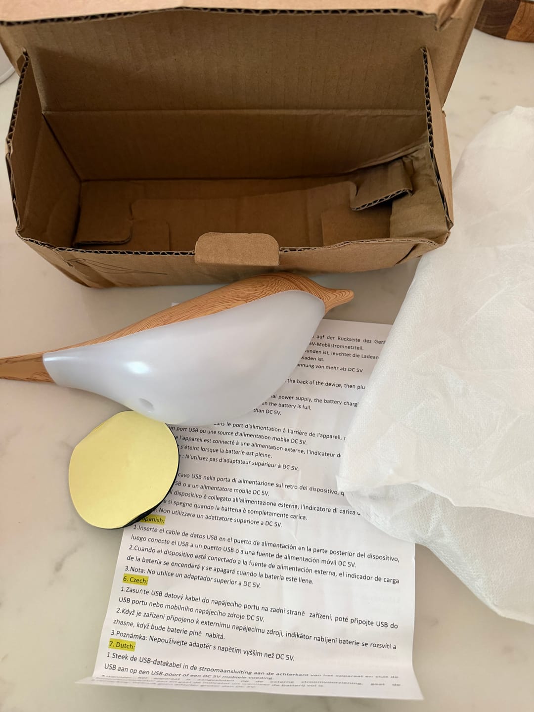 Customer photo review of Glow Bird