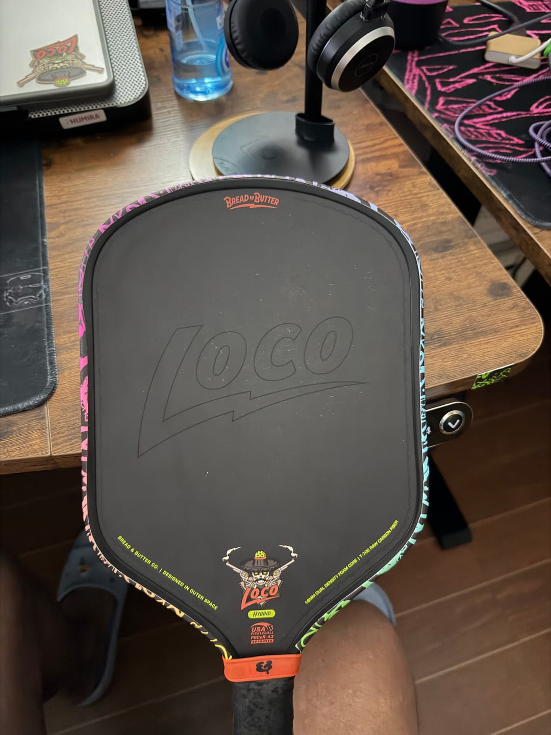 Customer photo review of The Loco 16mm Pickleball Paddle Hybrid