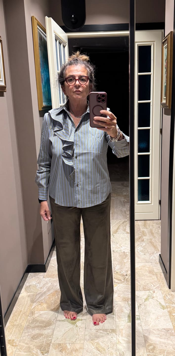 Customer photo review of PANTALONE BRUNO MILITARE