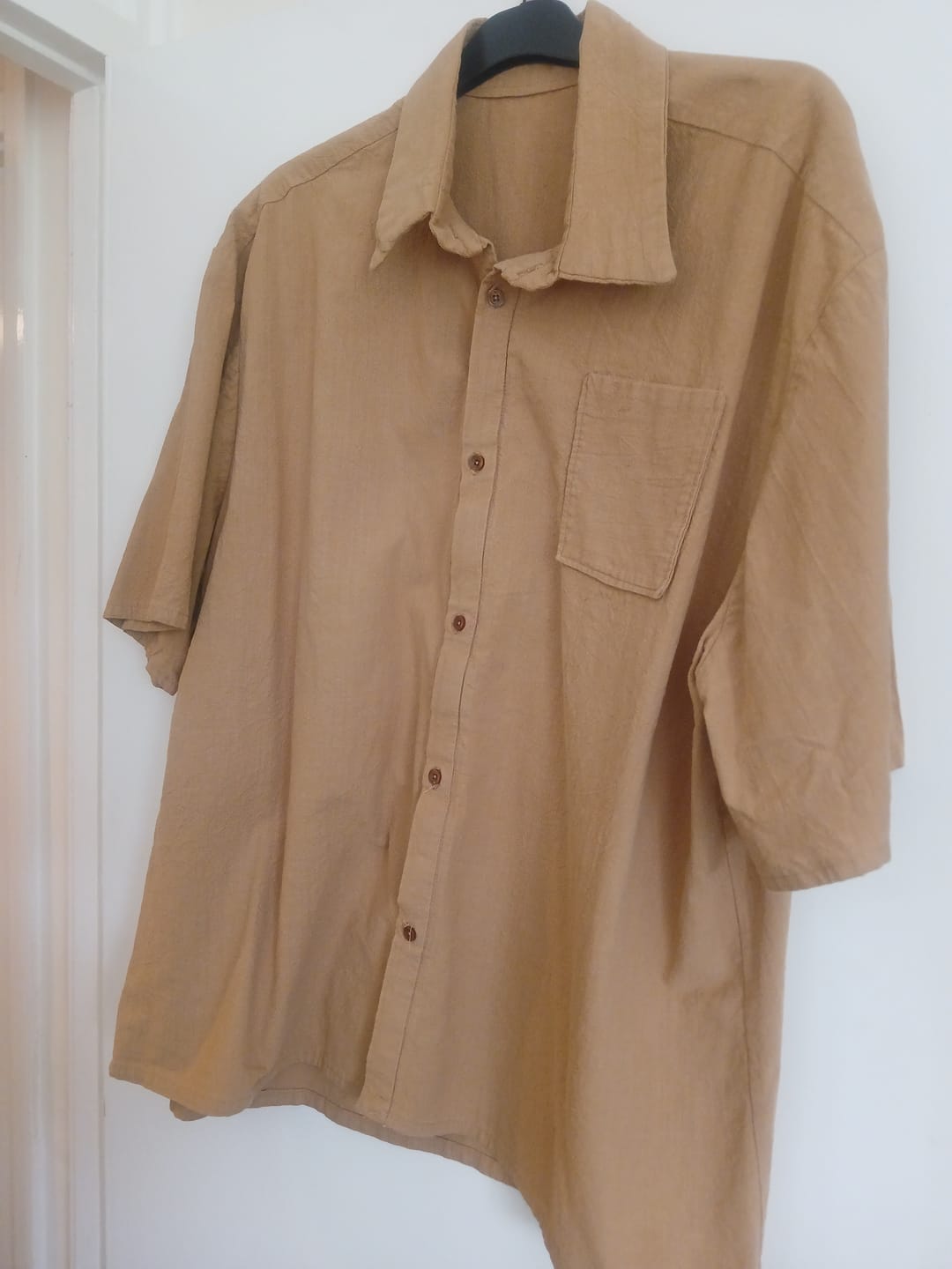 Customer photo review of Linen Feel 100% Cotton Fabric