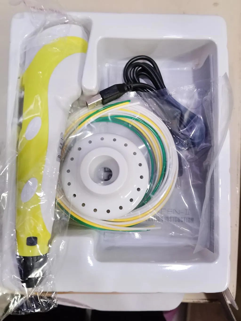 Customer photo review of 3D Pen™ for Kids – Turn Their Imagination Into Real 3D Creations!