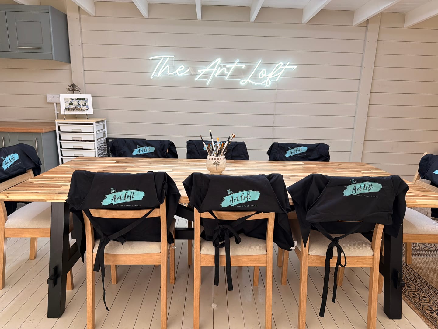 Customer photo review of Custom Neon: The Art Loft