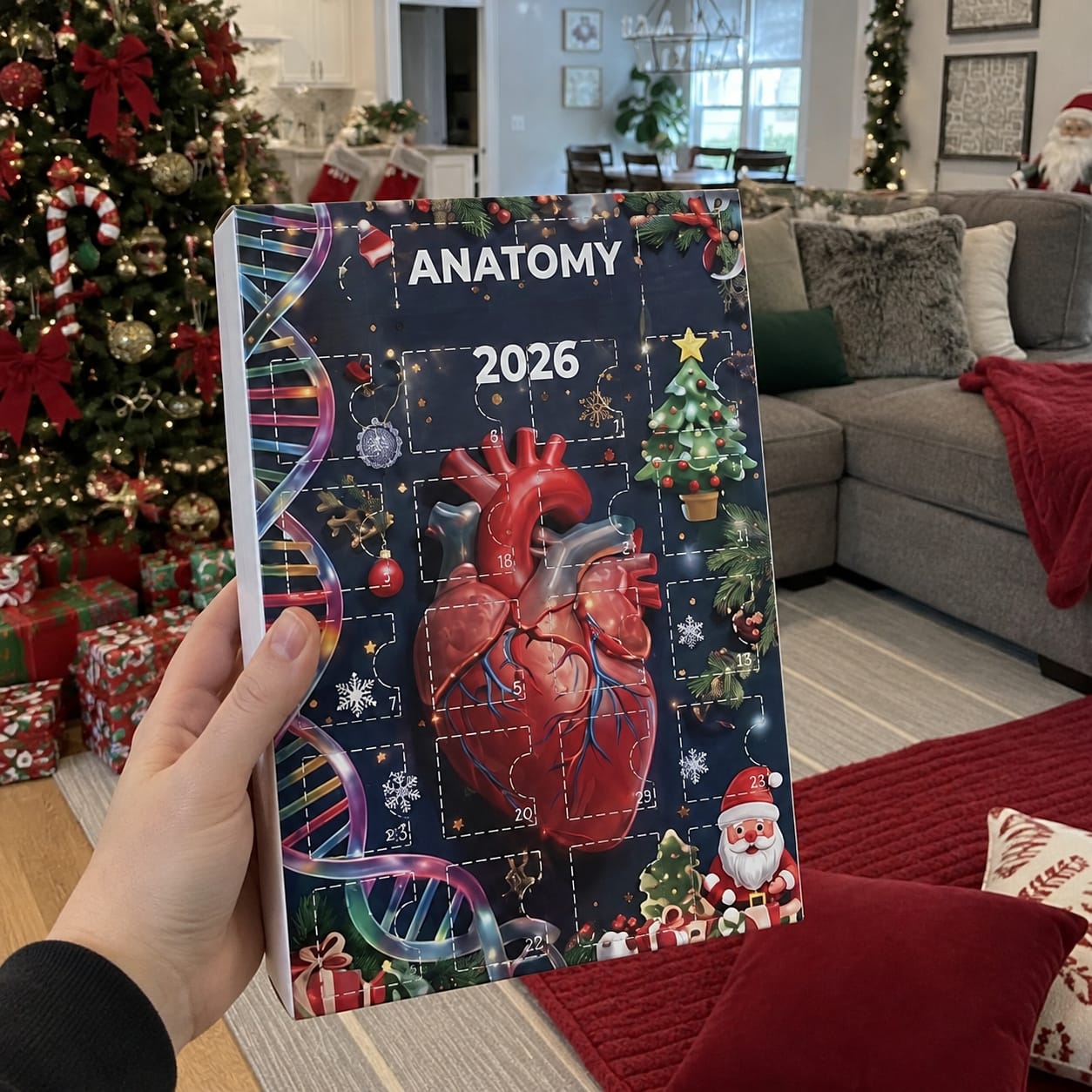 Customer photo review of Calendario de Adviento de Anatomía