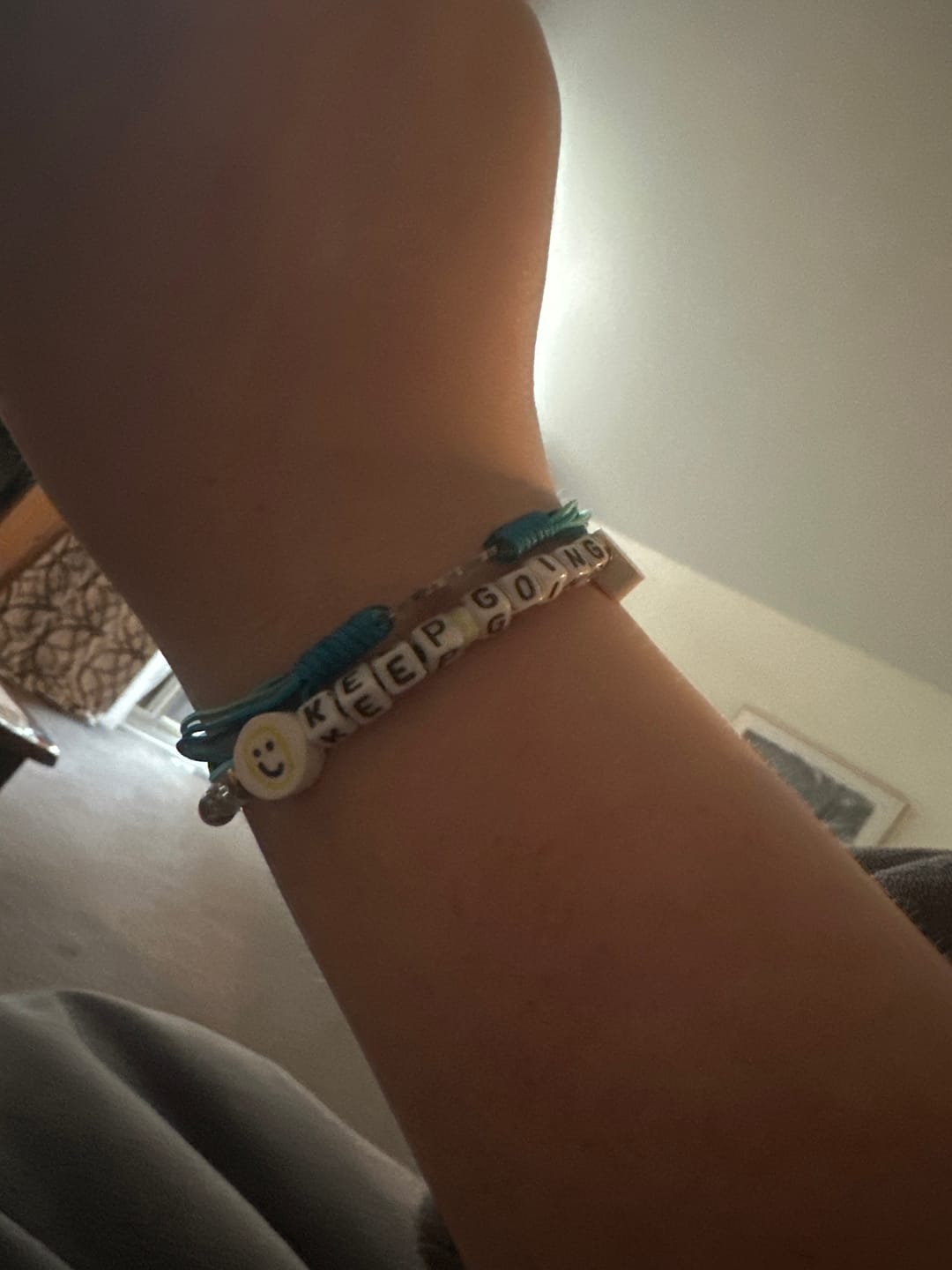 Customer photo review of Happiness Beaded Bracelet