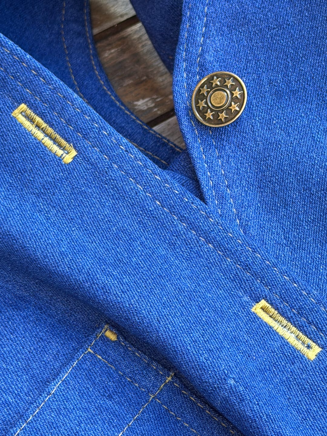 Customer photo review of Plain Stretch Denim Fabric