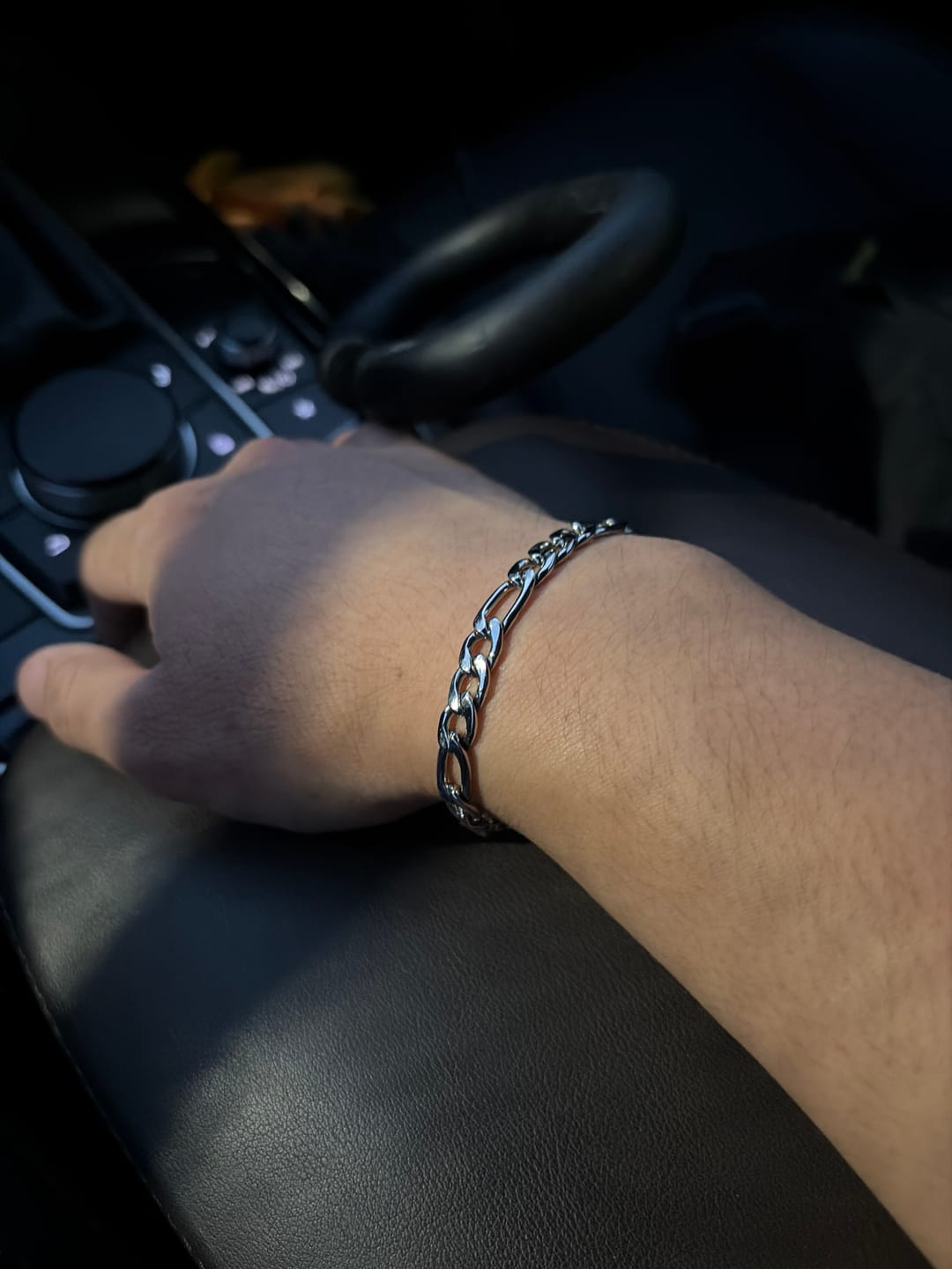 Customer photo review of 7mm Figaro Link Bracelet