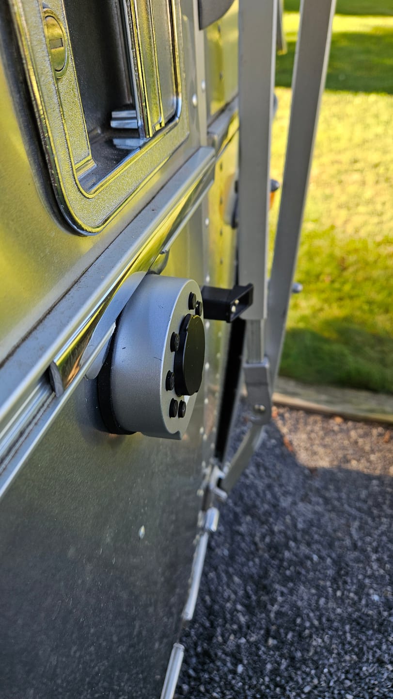 Customer photo review of AIRLoq keyless entry door lock for Airstream trailers 2008-2024