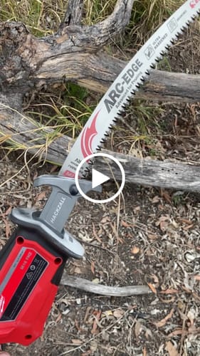 Customer video review of Tree Trimming/Wood Cutting – Japanese Teeth Arc Edge 6 TPI Reciprocating Saw Blade