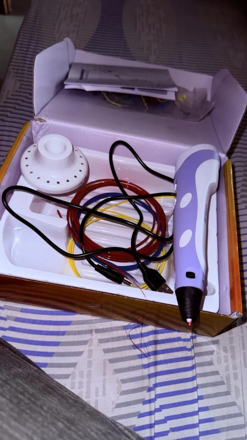 Customer photo review of 3D Pen™ for Kids – Turn Their Imagination Into Real 3D Creations!