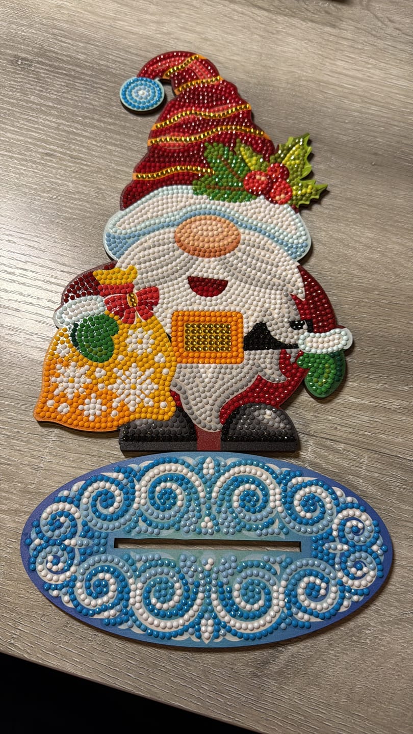 Customer photo review of Christmas Crystal Art Mystery Box